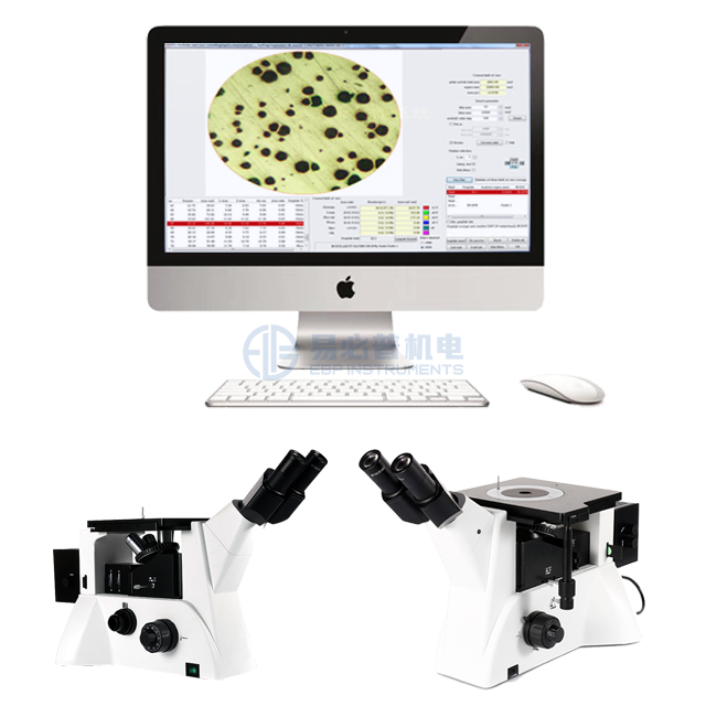 Ductile Iron Metallographic Examination Microscope 50X-500X