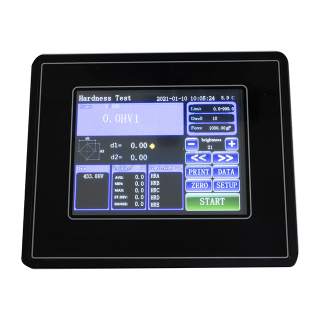 Manual Turret Vickers Micro Hardness Tester With Digital Eyepiece eVIck-1MT